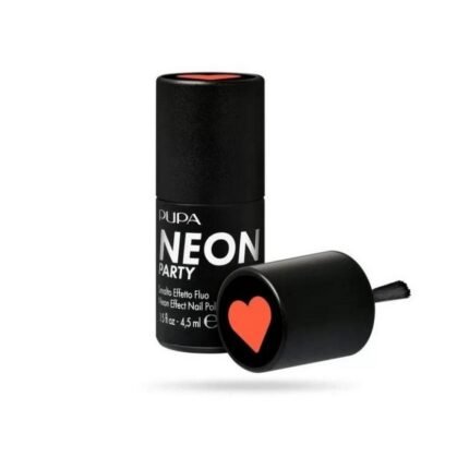 PUPA – Neon Party – Neon Effect Nail Polish N.600 Miami Beach Coral, PUPA – Neon Party – Neon Effect Nail Polish N.600 Miami Beach Coral