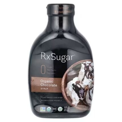 RxSugar, Organic Chocolate Syrup, 473 ml (16 fl. oz.), RxSugar, Bio-Schokoladensirup