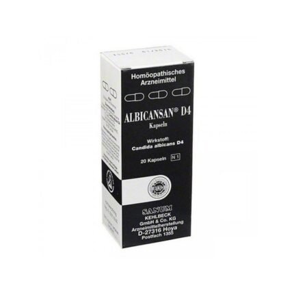 SANUM – Albicansan D4 – Homeopathic Remedy 20 Capsules, SANUM – Albicansan D4 – Homeopathic Remedy 20 Capsules