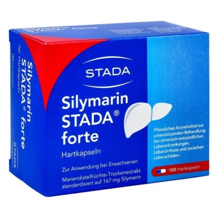 Silymarin STADA forte hard capsules for liver diseases (100 pcs)