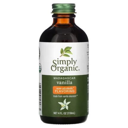 Simply Organic, Madagascar Vanilla, Non-Alcoholic Flavors, Homegrown, 4 fl oz (118 ml), Simply Organic, Madagascar-Vanille, alkoholfreie Aromen, eigener Anbau