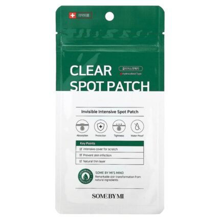 SOME BY MI, Clear Spot Patch, 18 Patches, SOME BY MI, 30 Days Miracle Clear Spot Patch, durchsichtige Pflaster gegen Hautunreinheiten und Flecken
