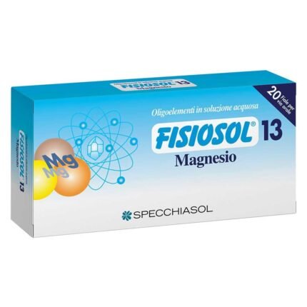 Specchiasol Fisiosol 13 Magnesium Trace Elements 20 Vials, Specchiasol Fisiosol 13 Magnesio Oligoelementi 20 Fiale