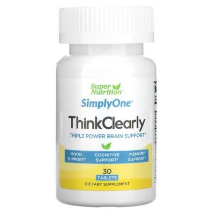 Super Nutrition, SimplyOne, Think Clearly, 30 tablets, Super Nutrition, SimplyOne, Think Clearly