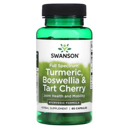 Swanson, Full Spectrum, Turmeric, Boswellia and Tart Cherry, 60 Capsules, Swanson, Full Spectrum, куркума, босвеллия и терпкая вишня
