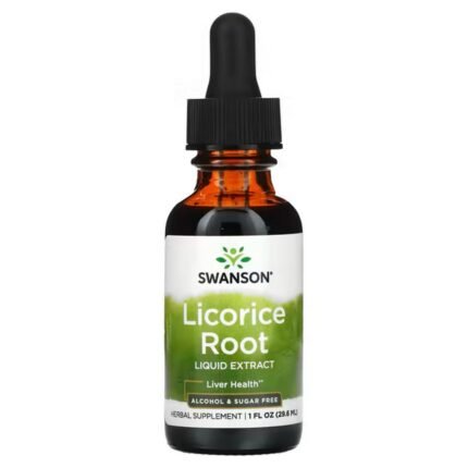 Swanson, Licorice Root Liquid Extract, 1 fl. oz. (29.6ml), Swanson, Жидкий экстракт корня солодки, 1 эт. унция (29