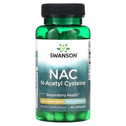 Swanson, NAC N-Acetylcysteine, 1, 000 mg, 60 Capsules, Swanson, NAC N-ацетилцистеин, 1000 мг