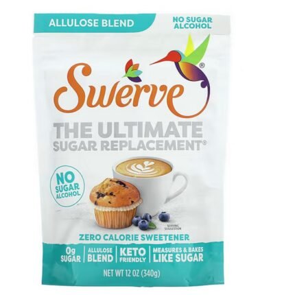 Swerve, The Ultimate Sugar Replacement, Allulose Blend, 340 g (12 oz.), Swerve, The Ultimate Sugar Replacement, Allulose Blend
