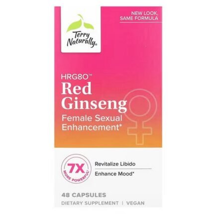 Terry Naturally, HRG80 Red Ginseng, 48 capsules, Terry Naturally, HRG80 Roter Ginseng