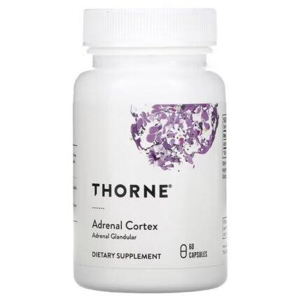 Thorne, Adrenal Cortex, Adrenocortical, 60 Capsules, Thorne, Кора надпочечников, кора надпочечников