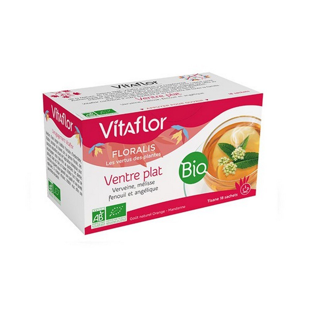 Vitaflor Floralis Organic Flat Belly Herbal Tea 18 sachets Vitaflor Floralis Organic Flat Belly Herbal Tea 18 sachets