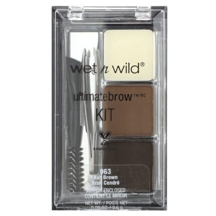 wet n wild, Ultimate Brow Kit, Ash Brown, 0.09 oz (2.5 g), wet n wild, Ultimate Brow Kit, Aschbraun, 2, 5 g (0