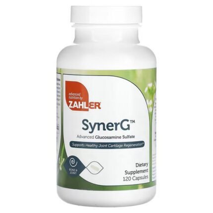 Zahler, SynerG, Advanced Glucosamine Sulfate, 120 capsules, Zahler, SynerG, Advanced Glucosamin Sulfate